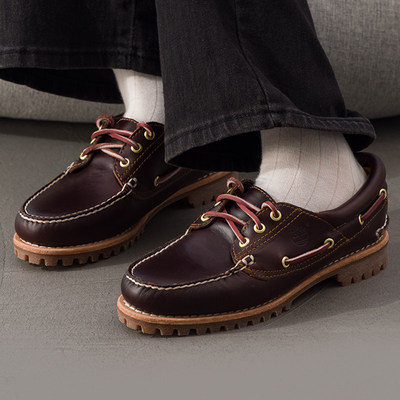TIMBERLAND添柏岚男士系带休闲鞋轻便透气帆船鞋低帮靴51304214