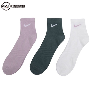 Nike耐克男女袜26运动休闲健身训练舒适透气中筒袜SX7677 991 902