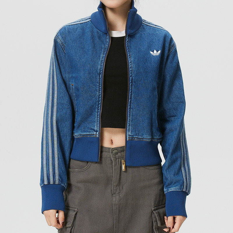 Adidas阿迪达斯复古运动风连帽拉链夹克女休闲外套KD2913 KD2892,运动服/休闲服装,运动茄克/外套,淘宝优惠券,粉丝福利购,淘宝优惠卷