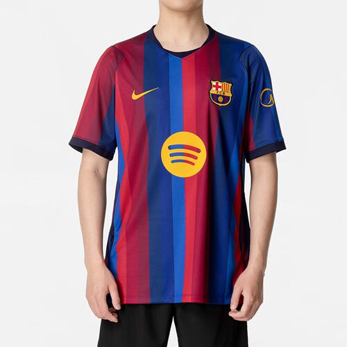 Nike耐克巴萨足球球衣短袖T恤男速干球迷版运动穿搭II1872-683