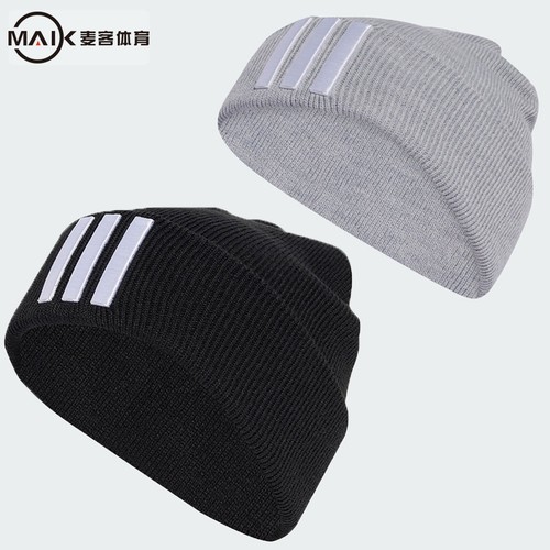 阿迪达斯秋季三条纹包头冷帽2025中性针织帽KA2359 JM3064 KE2031
