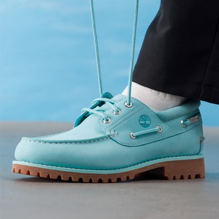 TIMBERLAND添柏岚联名三眼帆船鞋男子经典休闲系带运动鞋A6G7F04V