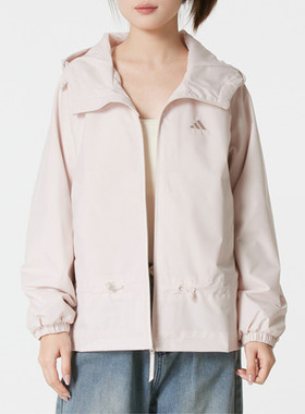 阿迪达斯女装2025秋冬梭织连帽运动外套KS2807 KS2808 KS2809