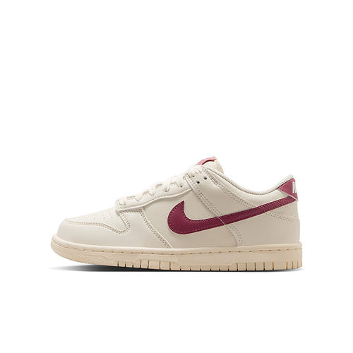 Nike耐克儿童鞋Dunk Low运动鞋休闲板鞋米白粉低帮鞋IU7766-001