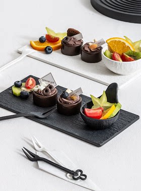 甜品位上茶歇冷餐会位餐陶瓷餐具