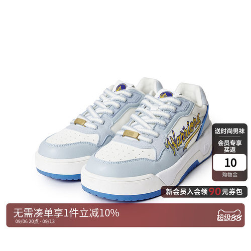 鞋面透气孔设计，NBA金州勇士联名