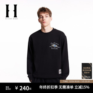 男装 卫衣圆领宽松刺绣潮流休闲长袖 NFL联名秋冬新男士 SEASONHIGH