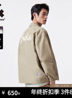 杰克琼斯男装NBA联名雄鹿队秋冬新款篮球运动宽松翻领羽绒服外套