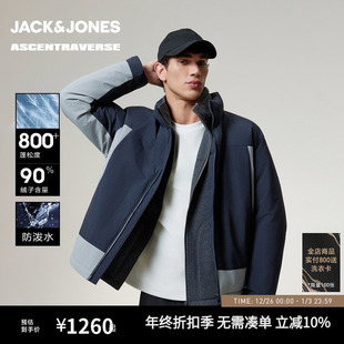 新款 冬季 杰克琼斯男装 潮羽绒服户外运动风保暖上衣外套 AT系列
