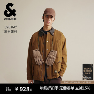 翻领夹克潮外套男款 秋冬新款 杰克琼斯男装 225409002 商场爆款