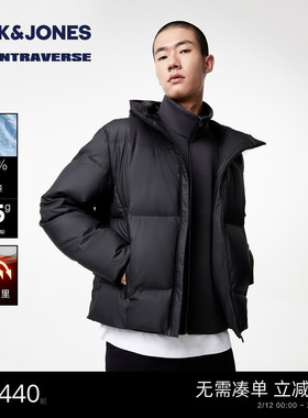 【AT系列】杰克琼斯男装春季款羽绒服外套蓄热内里字母印胶潮百搭