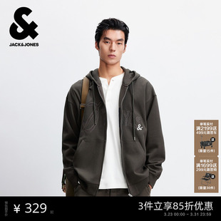 商场爆款 卫衣连帽开衫 杰克琼斯男装 新款 225333032 士生男生春季