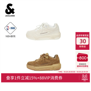 【NBA联名】杰克琼斯男装低帮板鞋系带厚底休闲通勤都市2264C8002
