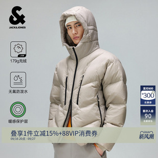 【AT智暖羽绒服系列】杰克琼斯冬男装羽绒服无氟防泼水远红外性能