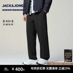 休闲裤 杰克琼斯男装 冬季 新款 子男款 刺绣宽松直筒长裤 AT系列