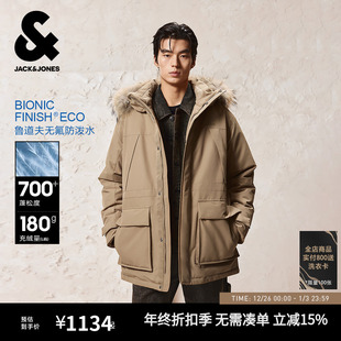 羽绒服冬季 新款 杰克琼斯冬季 防风连帽保暖男装 机能冰壳防泼水