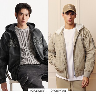 【精选】杰克琼斯男装设计师冬季棉服棒球厚外套男士上衣时尚潮流