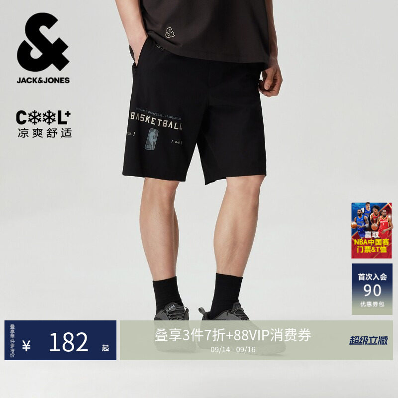 杰克琼斯NBA联名夏季男士短裤图片