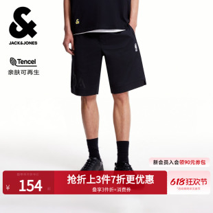 杰克琼斯NBA联名春季男装短裤潮流时尚篮球舒适休闲简约个性裤子