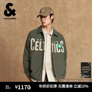 NBA联名凯尔特人队25年新羽绒服225423046 杰克琼斯男装 商场爆款