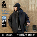 杰克琼斯短款 防泼水冲锋衣羽绒服 连帽保暖外套男装 机能冰壳