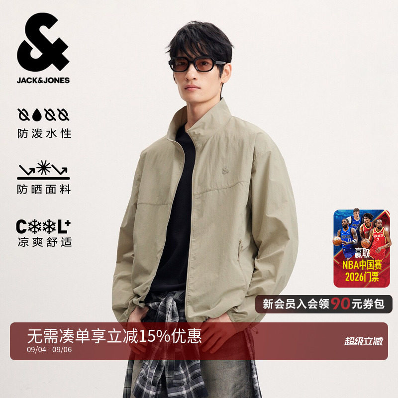 杰克琼斯男士防晒衣夏季薄款凉感图片