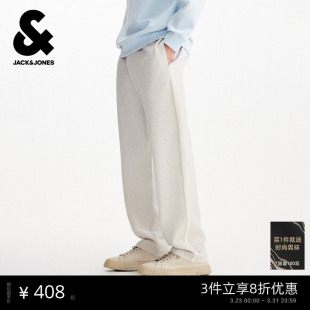 卫裤 男装 合体时尚 长裤 子 杰克琼斯2026年春季 挖袋后兜百搭裤 新款