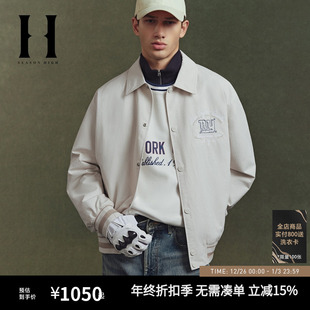 舒适宽松翻领长袖 SEASON 夹克外套时尚 NFL联名男装 上衣 HIGH冬季