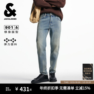 长裤 子修身 男款 男装 百搭休闲下装 牛仔裤 型时尚 杰克琼斯秋冬季 版