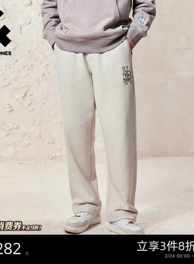 [商场爆款]杰克琼斯男装秋季卫裤NBA联松紧抽绳字母长裤22541D014