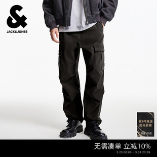 春季 宽松工装 休闲裤 子男款 杰克琼斯男装 长裤 225414029 商场爆款