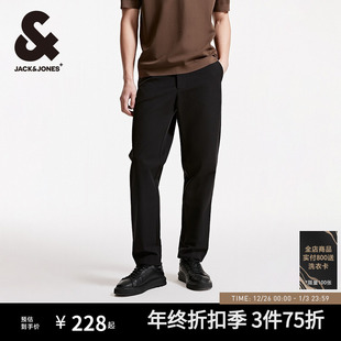 秋季 男款 新品 子子直筒多口袋纯色休闲裤 潮舒适长裤 杰克琼斯男装