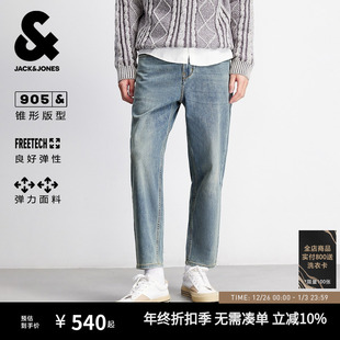 牛仔裤 杰克琼斯男装 春季 新款 子下装 舒适潮出街水洗弹力裤 易拉伸