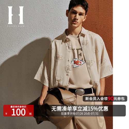 SEASONHIGH短袖宽松舒适T恤