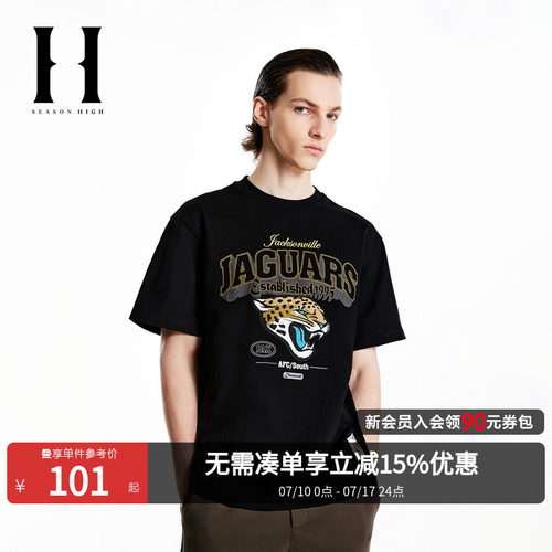 SEASONHIGH短袖圆领T恤
