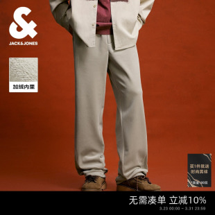 马年新年款 休闲长裤 杰克琼斯男装 生肖保暖加绒宽松卫裤 子 春季