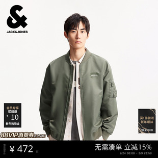 【棒球服】杰克琼斯外套男款2026年春季马年刺绣宽松夹克上衣男装