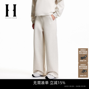 长裤 SEASON 松紧抽绳日常舒适百搭休闲裤 新款 HIGH女装 春季