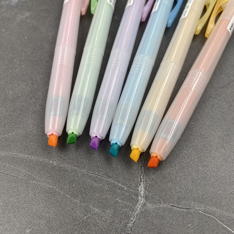 晨光荧光笔学生做笔记记号笔6色