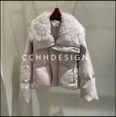 欧洲站女装 短外套 休闲气质宽松洋气翻领高级百搭时尚 2025冬季 新款