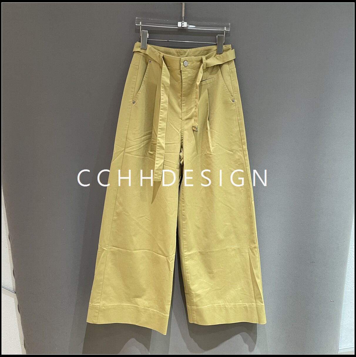 欧洲站女装2026春季新款高腰绑带阔腿裤宽松百搭休闲显瘦弯刀裤