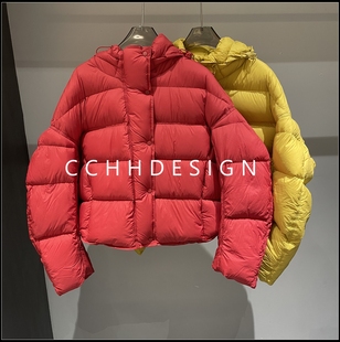 休闲连帽短款 欧洲站女装 宽松显瘦百搭时尚 新款 羽绒服外套 2025冬季