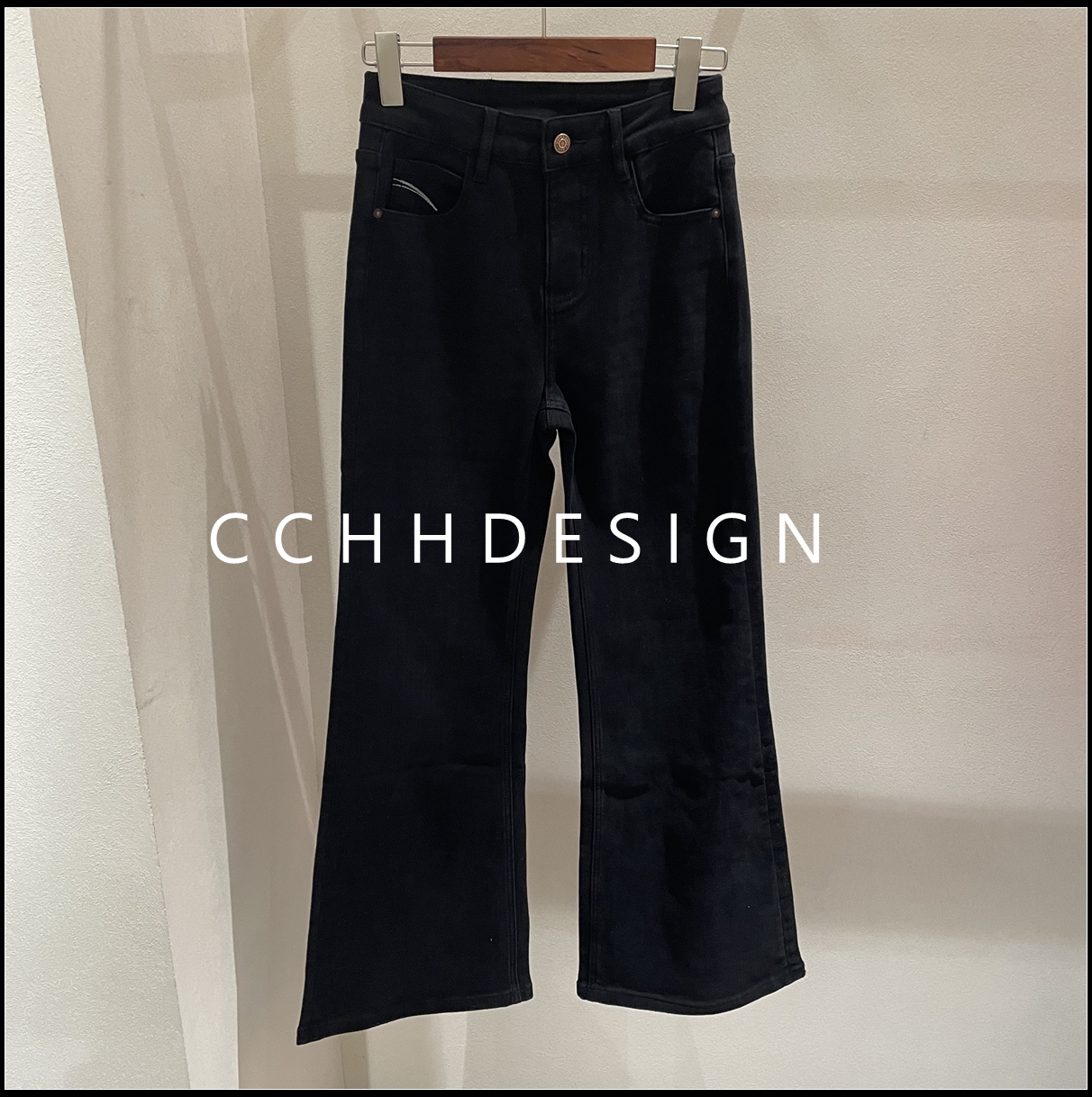 欧洲站女装2025冬季新款时尚百搭高级小众显瘦洋气宽松阔腿牛仔裤