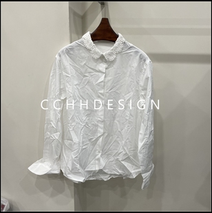 洋气显瘦拼接欧货衬衫 欧洲站女装 洋气小众高级感时尚 新款 2025冬季