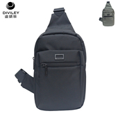 威豹 迪威丽休闲胸包男运动单肩斜挎小背包旅游女潮流帆布胸前包