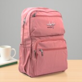 威豹 迪威丽休闲双肩包韩版 简约女士轻便背包尼龙初中书包质感潮