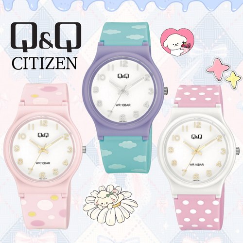 西铁城Q&Q静音手表五彩缤纷系列