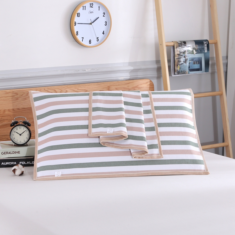 老粗布包邮四季可用纯棉单人枕巾