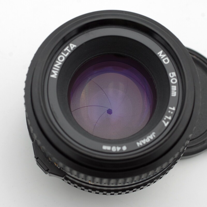 美能达 50/1.7MD口 标准定焦人像镜头 50MM 正品 NEX M4/3 FX