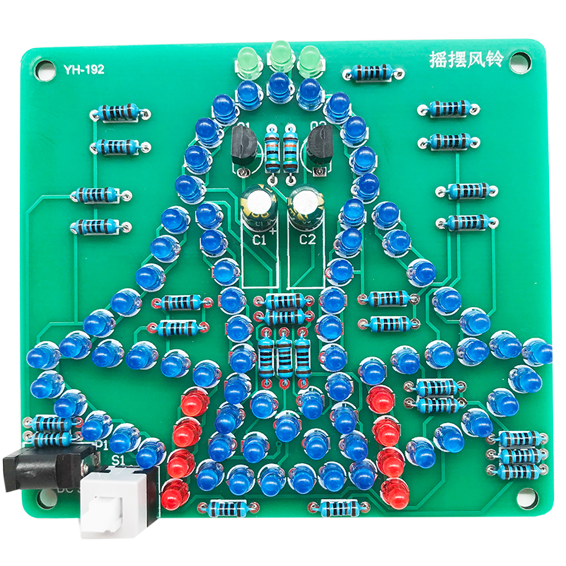 电子风铃LED灯摆动铃铛DIY焊接套件电工电子产品组装实训组装散件